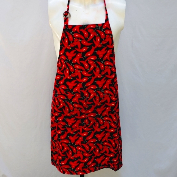Set of 3 reversible aprons, black lining, barbeque, chili cook-off - Picture 7 of 7